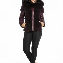 Reve Doll Essentials Luigi Long Sleeve Fur Hooded Puffer Jacket