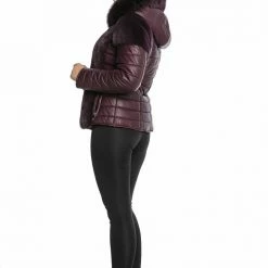 Reve Doll Essentials Luigi Long Sleeve Fur Hooded Puffer Jacket