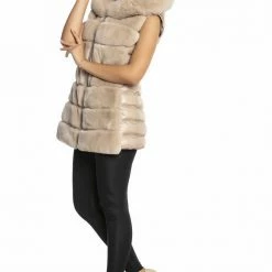 Reve Doll Essentials Luigi Fur Hooded Puffer Vest
