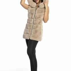 Reve Doll Essentials Luigi Fur Hooded Puffer Vest
