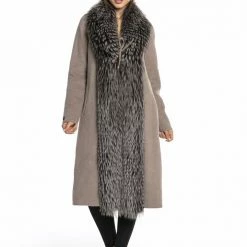 Luigi Long Sleeve Fur Coat