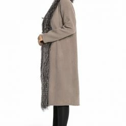 Luigi Long Sleeve Fur Coat