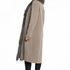 Luigi Long Sleeve Fur Coat