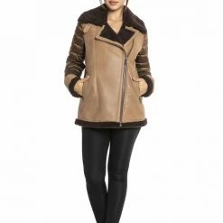 Luigi Long Sleeve Fur Leather Jacket Reve Doll Essentials