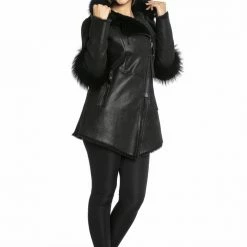 Reve Doll Essentials Luigi Long Sleeve Fur Coat