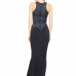 Baccio Couture Best Sellers Baccio Alitze Painted Caviar Long Dress