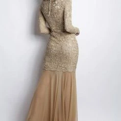 Baccio Couture Baccio Analia Painted Caviar Dress Dresses