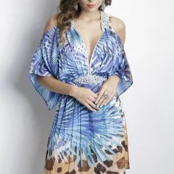 Baccio Couture Baccio Betsy Silk Short Dress