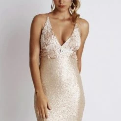 Baccio Couture Becky Sequin Painted Short