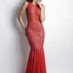 Baccio Couture Dresses Baccio Damet Painted Caviar Long Dress