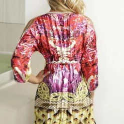 Baccio Couture Baccio Gem Collection Sheer Silk Short Dress Poolside Essentials