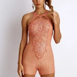 Baccio Couture Baccio Sirena Paint Caviar Short Romper Birthday Suit