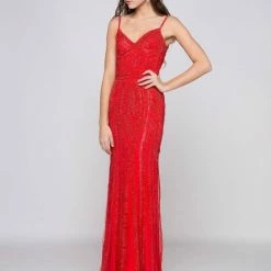 Colors Dress Glow Embellished Dress