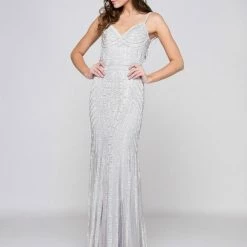 Colors Dress Glow Embellished Dress