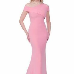 Dresses Posh Couture Assymetric Cold Shoulder Dress