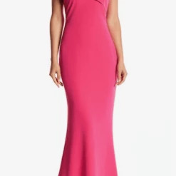 Dresses Posh Couture Assymetric Cold Shoulder Dress