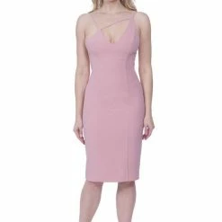 Dresses Posh Couture Cold Assymetric Necline Cocktail Dress