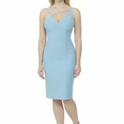 Dresses Posh Couture Cold Assymetric Necline Cocktail Dress