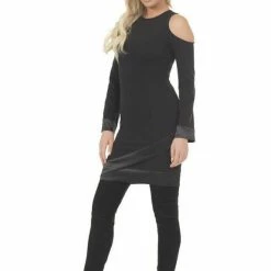 Posh Couture Cold Shoulder Dress The 9-5 Shop