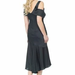 Posh Couture Midi Ruffle Skirt Dress The 9-5 Shop