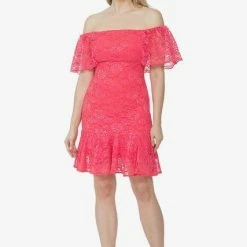 Posh Couture Off Shoulder Lace Dress
