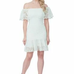 Posh Couture Off Shoulder Lace Dress
