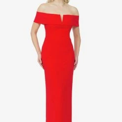 Posh Couture Off The Shoulder Evening Gown