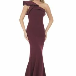 Posh Couture One Shoulder Evening Gown The Event Shop
