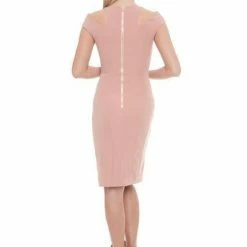 The 9-5 Shop Posh Couture Shoulder Cut Out Cocktail Dress