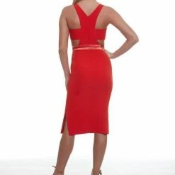 Posh Couture Side Cut Out Cocktail Dress Dresses