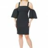 The 9-5 Shop Posh Couture Square Neck Bell Sleeve Dress