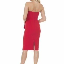 Dresses Posh Couture Strapless Ruffle Cocktail Dress