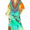 Shahida Parides Aqua Avatar Lace Kaftan Long Dress Dresses