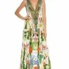 Shahida Parides Cactus Print Maxi Dress