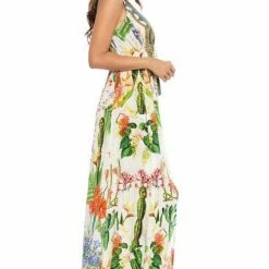 Shahida Parides Cactus Print Maxi Dress