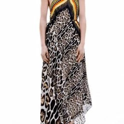 Shahida Parides Cheetah Print Maxi Dress Dresses