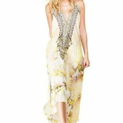 Shahida Parides Cherry Blossom Infinity Long Dress