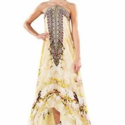 Shahida Parides Cherry Blossom Infinity Long Dress