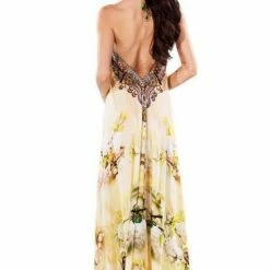 Shahida Parides Cherry Blossom Infinity Long Dress