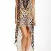 Shahida Parides Leopard Cami Hi-Low Dress Dresses