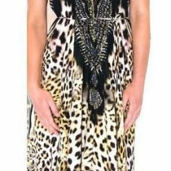 Shahida Parides Leopard Print Dress Maxi 3 Way Dress Dresses