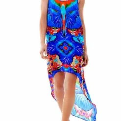 Dresses Shahida Parides Macaw Cami Hi-Low Dress