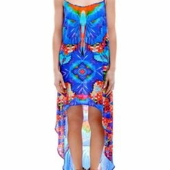 Dresses Shahida Parides Macaw Cami Hi-Low Dress