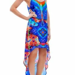 Dresses Shahida Parides Macaw Cami Hi-Low Dress