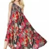 Shahida Parides Poppy Red Print Infinity Dress Dresses