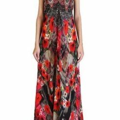 Shahida Parides Poppy Red Print Infinity Dress Dresses