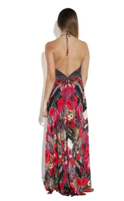 Shahida Parides Poppy Red Print Infinity Dress Dresses