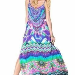 Dresses Shahida Parides Sarina Printed Long Maxi Dress