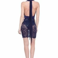 Vie Sauvage Cassandra Multi Wear Top Tie With Cutout And Side Crystal Dress Birthday Suit