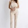 Baccio Couture Baccio Sirena Paint Caviar Jumpsuit